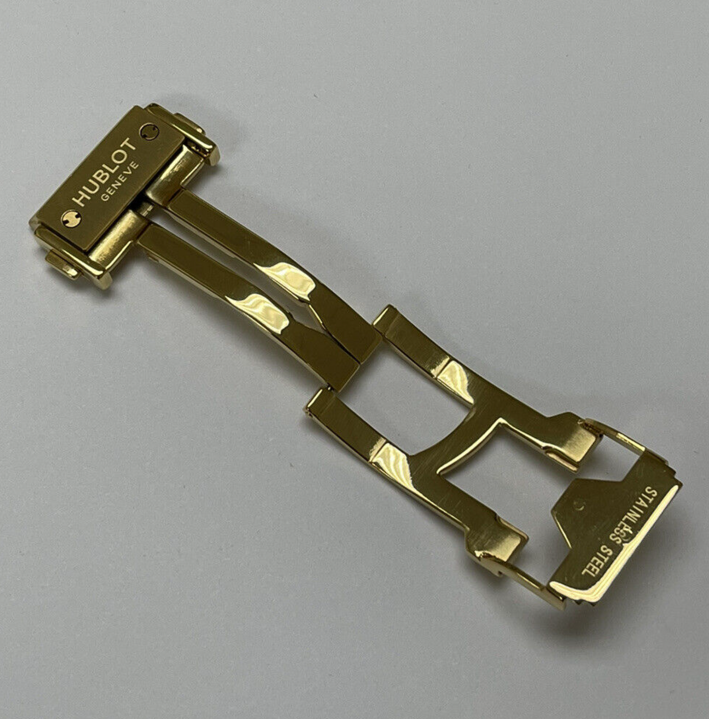 Gold Hublot Deployment clasp