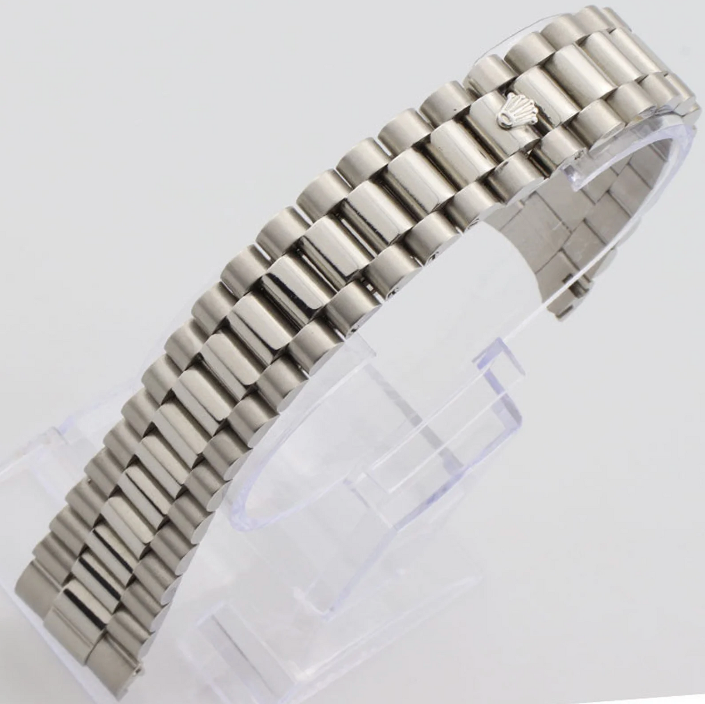 13mm/17mm/20mm Rolex President Steel Strap Rolex Oyster Bracelet Band For Rolex Datejust Series With Stainless Steel Folding Clasp Buckle