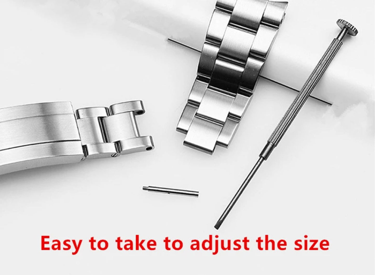 21mm Rolex Oyster Watch Band Bracelet Daytona, Submariner, Explorer II, Datejust GMT Master, Yachtmaster Flip Lock Stainless Steel