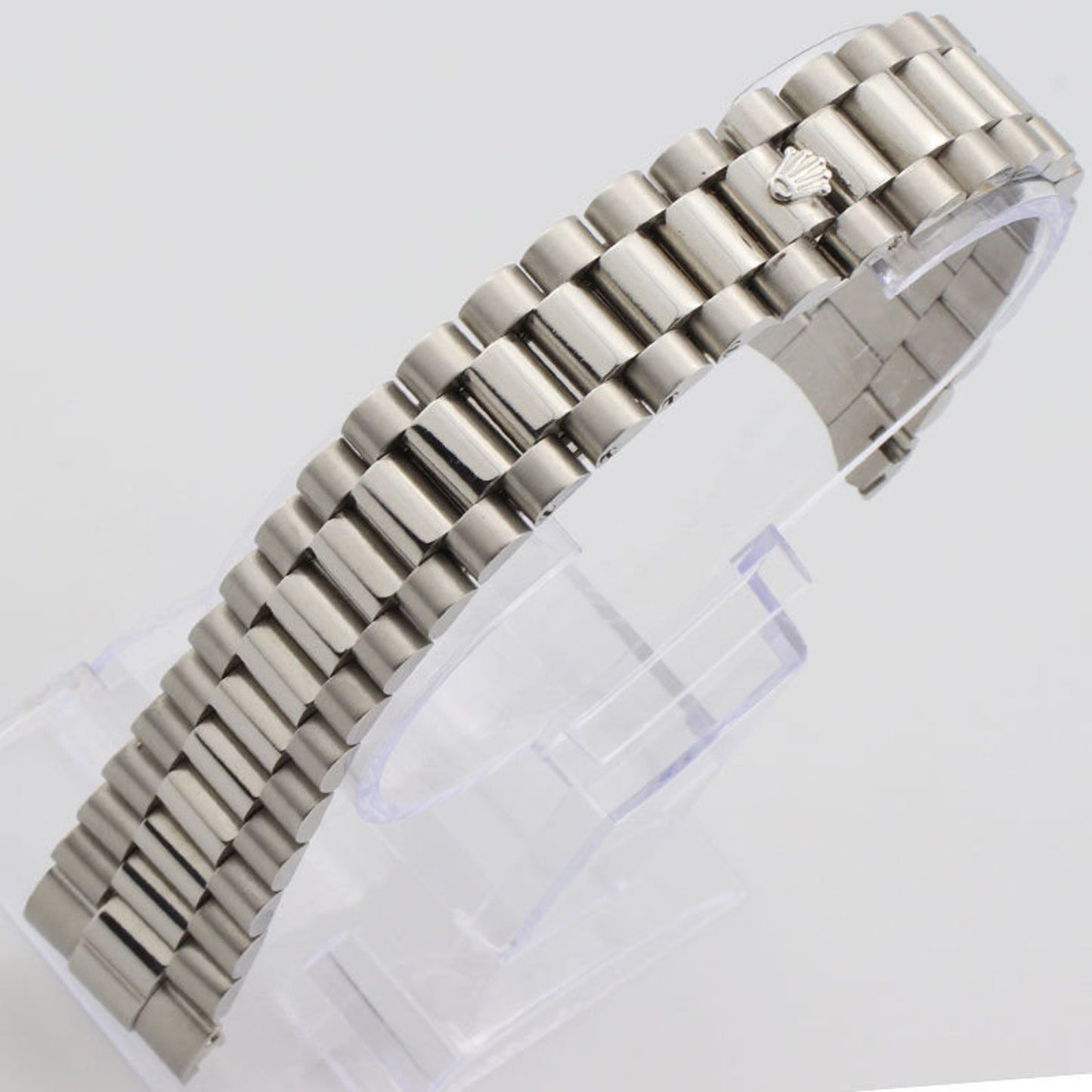 Silver Rolex Presidential strap datejust 41
