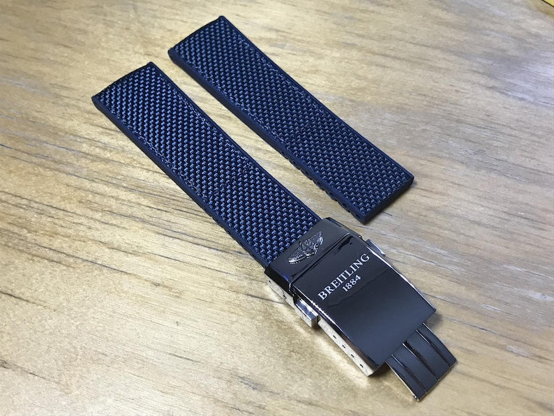 New 22mm BAND STRAP For Breitling High Quality Silicone Nylon Strap Black Blue Yellow Red band For Breitling Watch With Buckle breitl