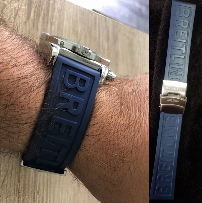 For BREITLING High Quality Replacement Silicone Rubber Strap Fit Pro Diver Watch Band 22mm 24mm 20mm