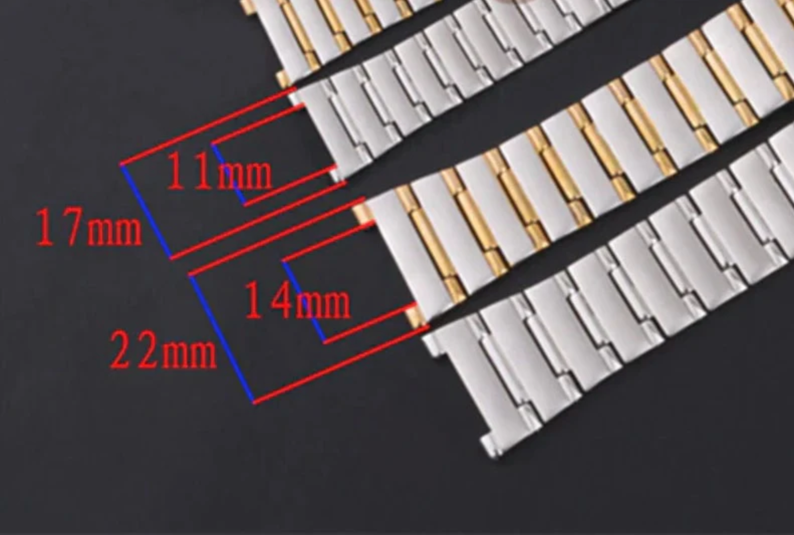 17mm OMEGA Constellation Stainless Steel Strap Bracelet For