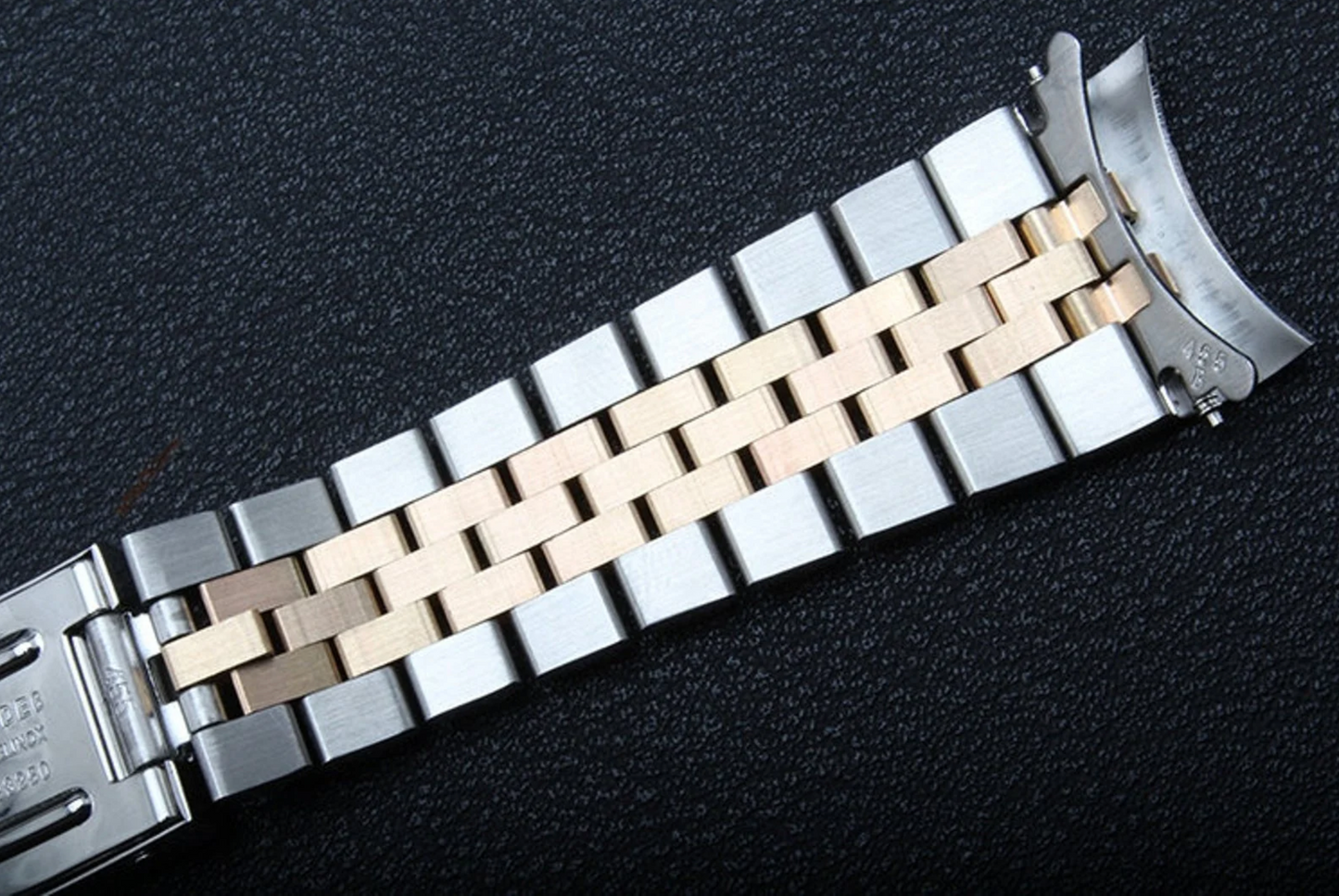 Rolex 19mm SS Jubilee Steel Strap Bracelet Band Oyster with hollow end links
