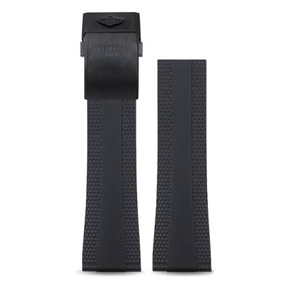 Black SuperOcean 42 Strap for Breitling watch