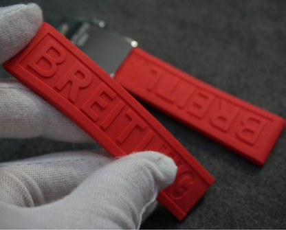 Replacement Rubber Breitling Band REd