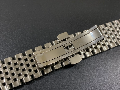 Steel Longines Bracelet Silver Color