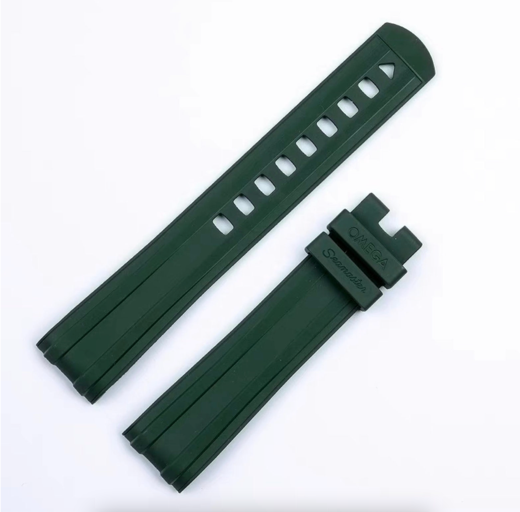 Olive Green Omega watch strap, band