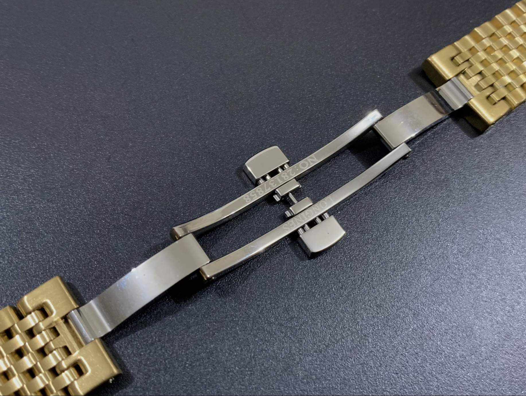 Gold Longines Bracelet 18mm