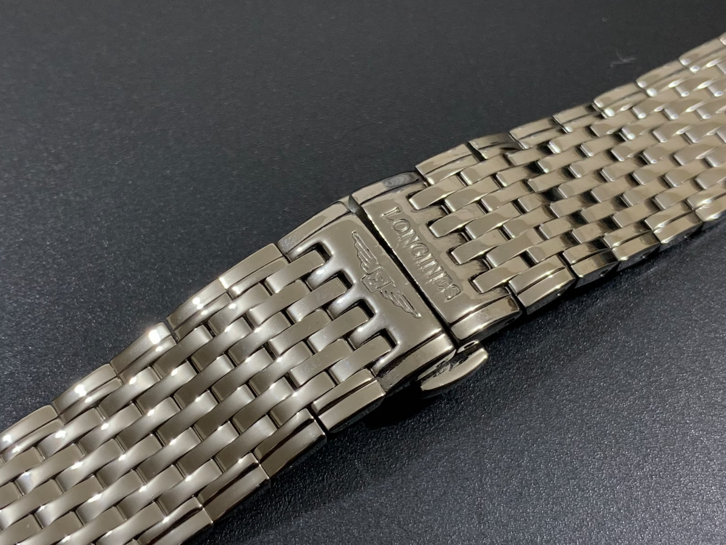 20mm Longines Silver Color Bracelet