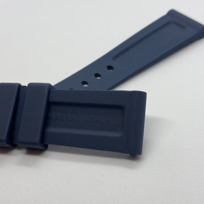 Panerai Officine dark blue rubber band 22mm