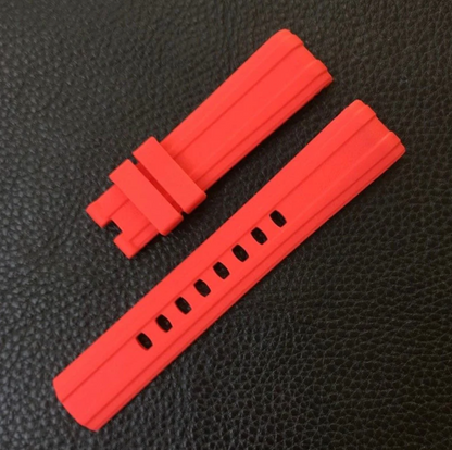 20mm Silicone Rubber MoonSwatch watch band replacement for omega Seamaster Diver 300m