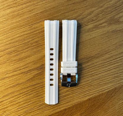 White Omega Seamaster Strap