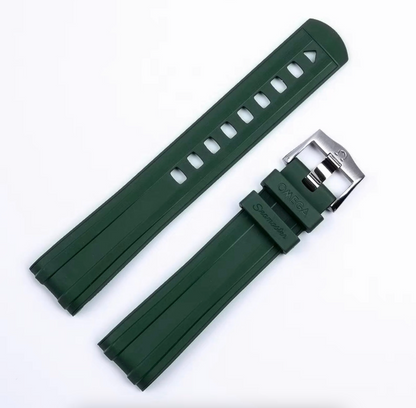 Olive Green Omega band for seamaster diver watches and moonswatch Mission to earth