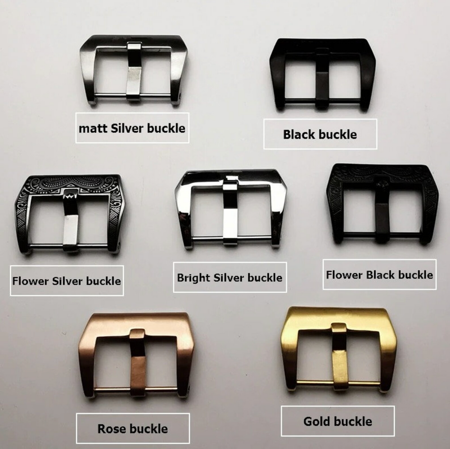 Panerai Stainless Steel buckle colors