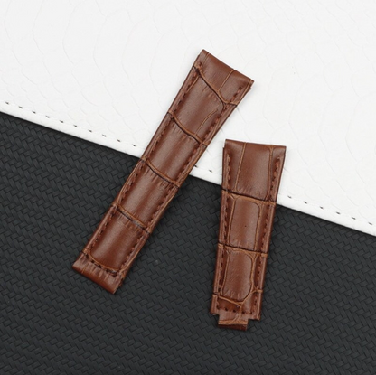 Rolex Brown Leather Strap