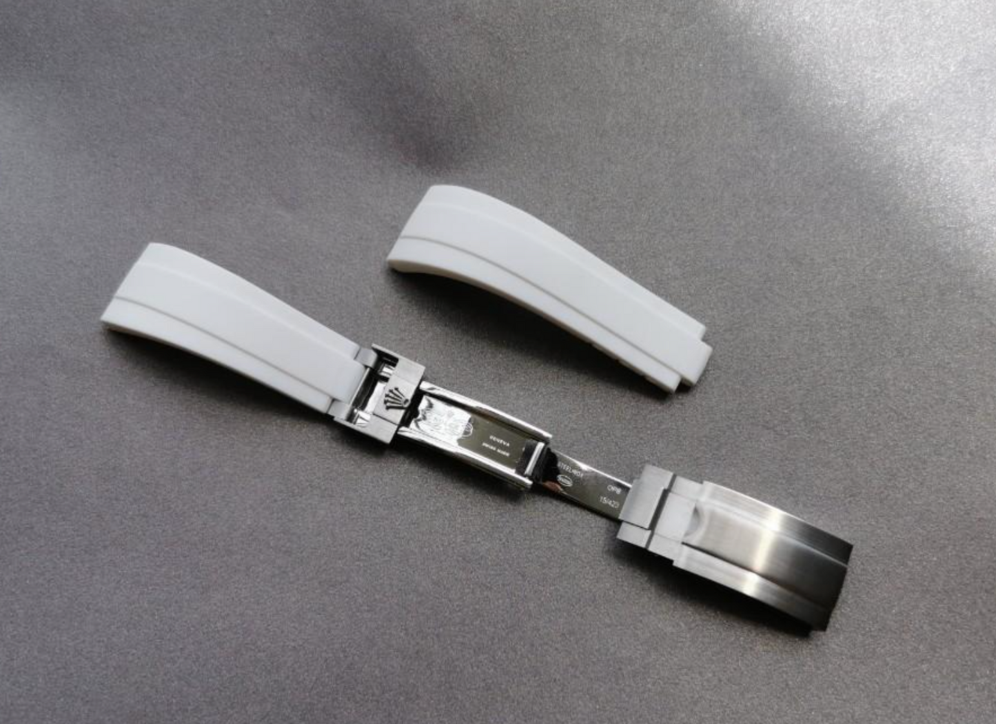 Rolex Datejust White Rubber Band, Strap replacement