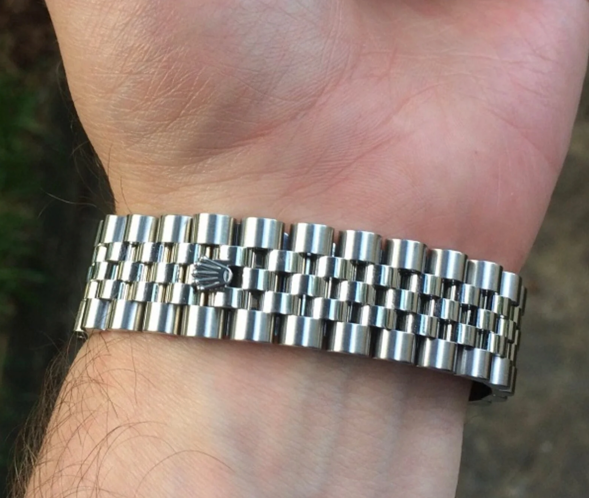 20mm silver Rolex bracelet for Milgauss.