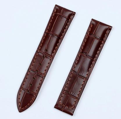 Brown Leather Omega Bracelet