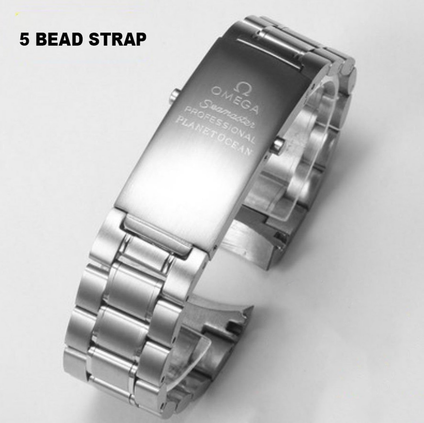 5 bead Omega seamaster Strap