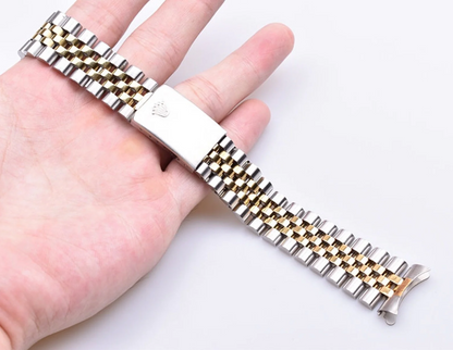 19mm silver and gold Rolex jubilee bracelet 