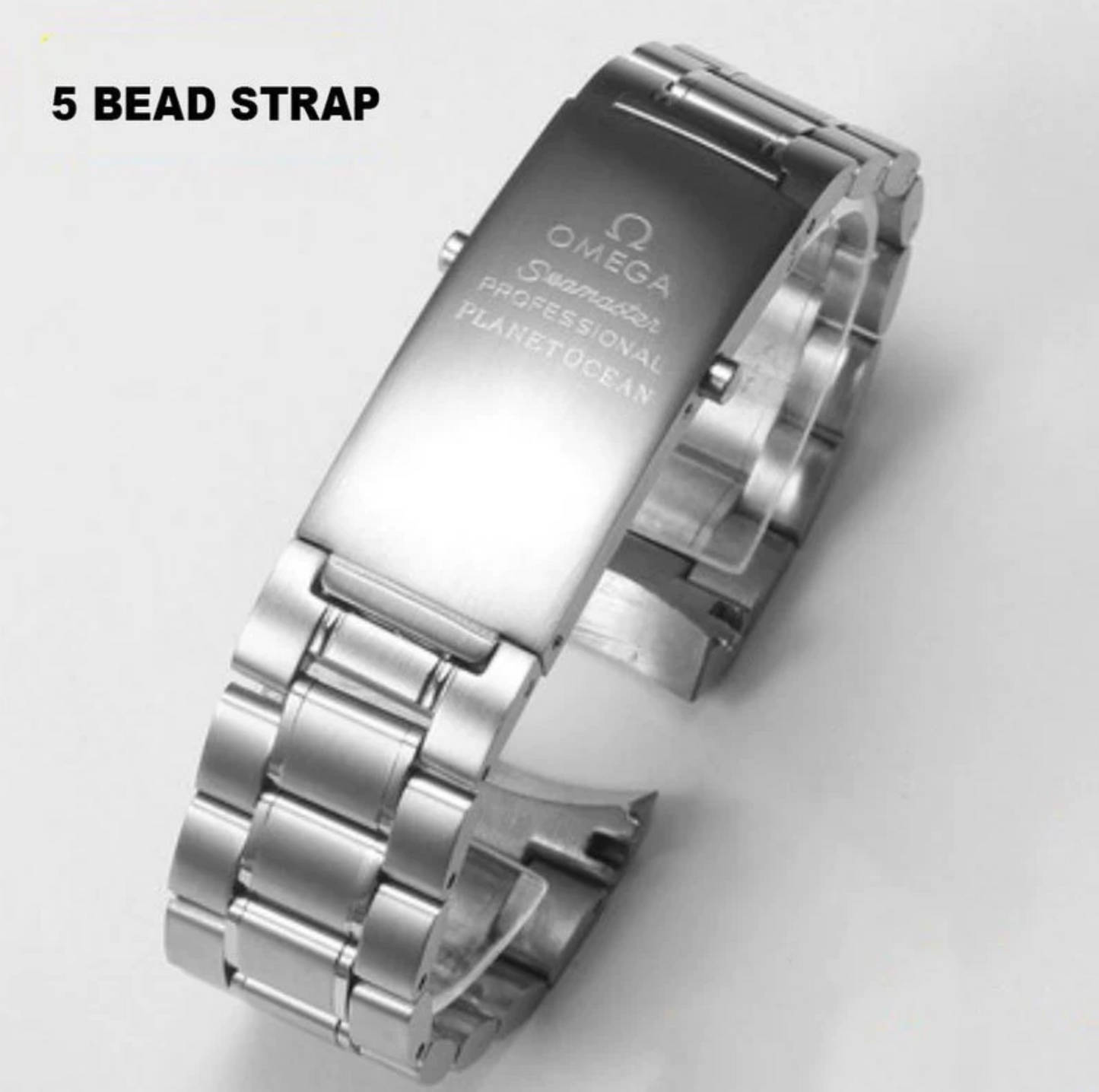 5 bead/link omega steel bracelet for Planet Ocean 007