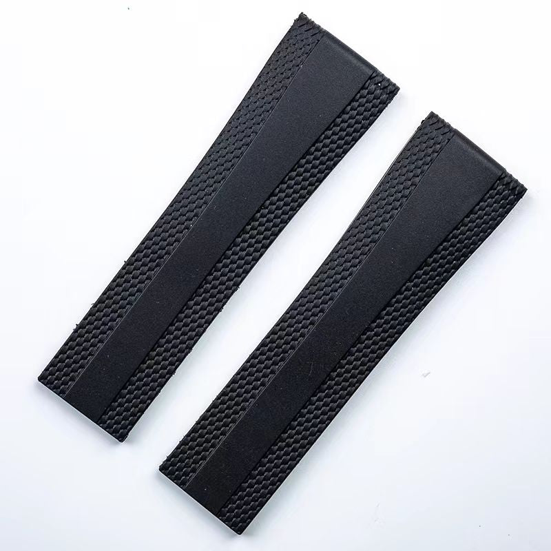 22mm Black Rubber Band For Breitling Endurance Pro and SuperOcean 42