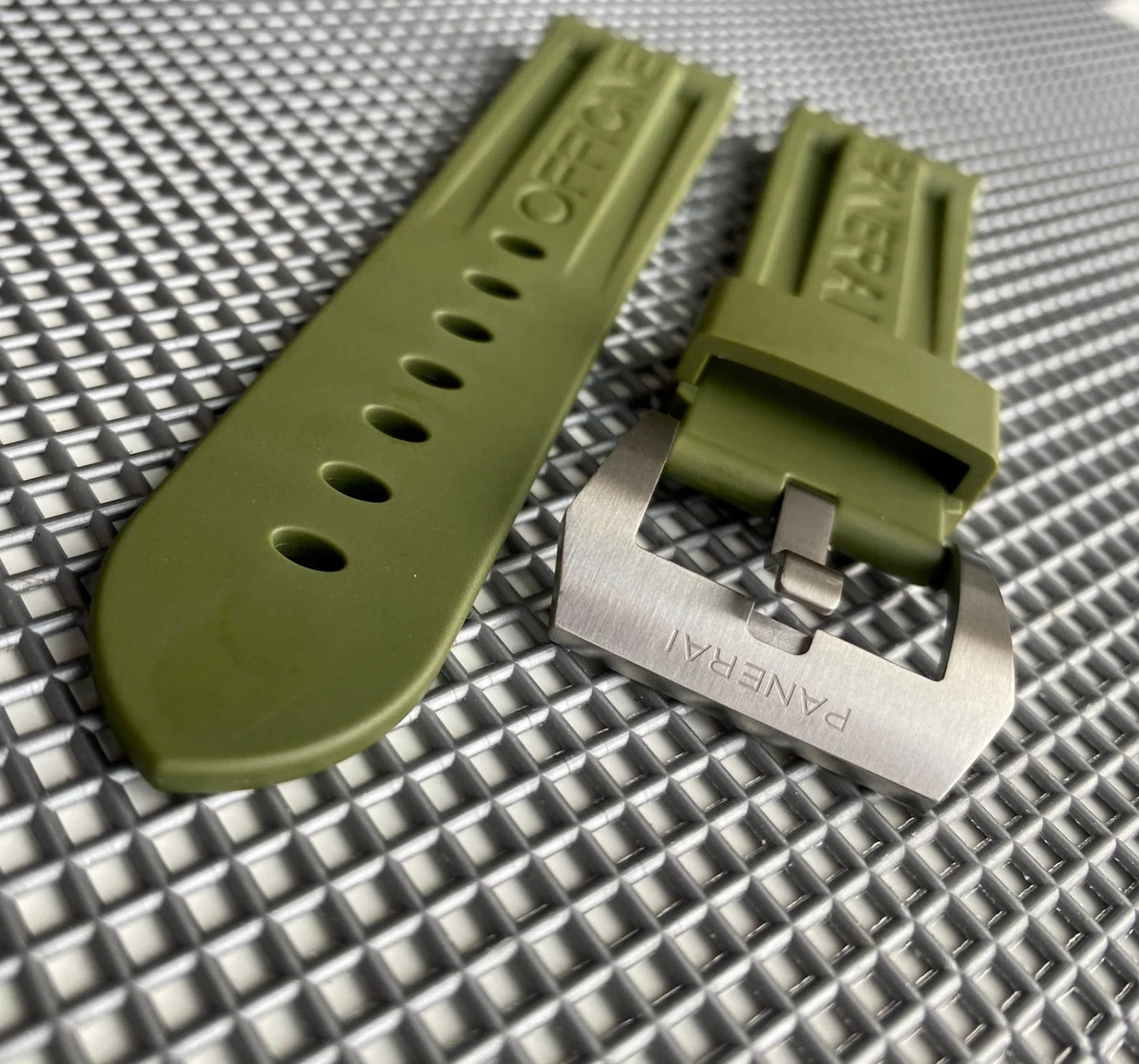 22mm Army Green Panerai Watch Bracelet, strap