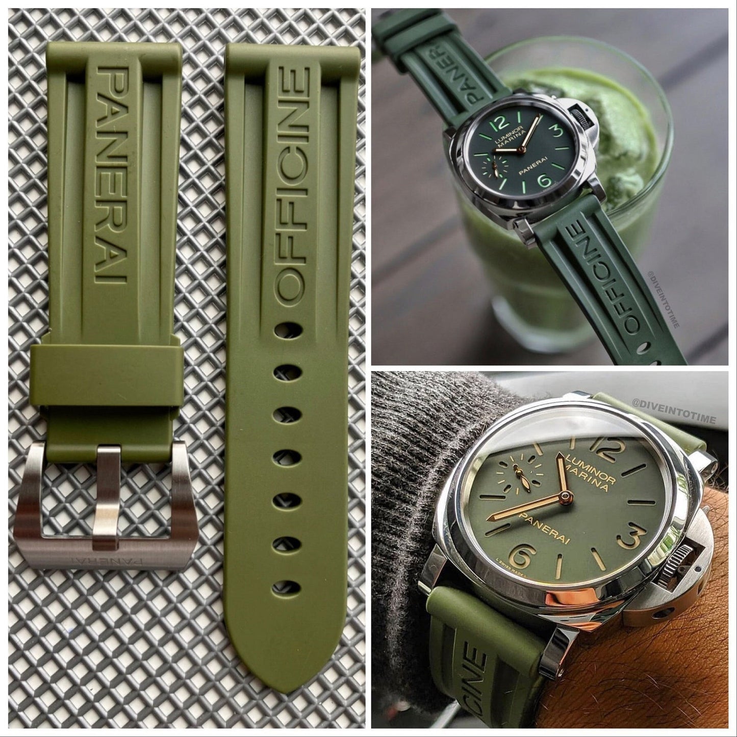 22mm, 24mm, 26mm Panerai Bracelet, strap, watch band