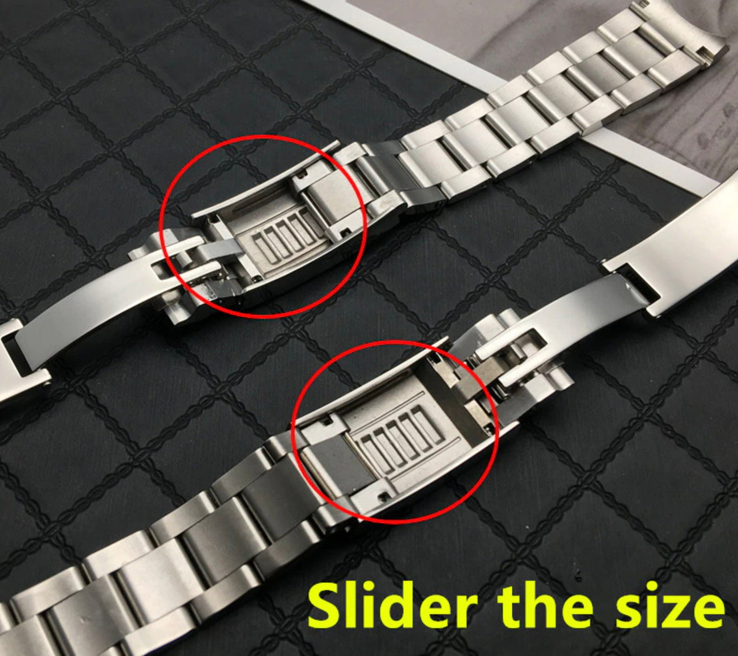 21mm Rolex Oyster Watch Band Bracelet Daytona, Submariner, Explorer II, Datejust GMT Master, Yachtmaster Flip Lock Stainless Steel