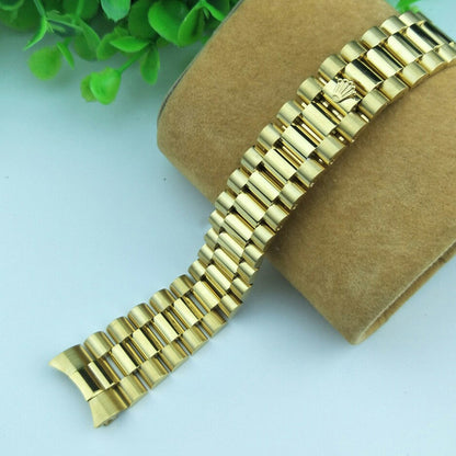 Gold President strap For Rolex Datejust