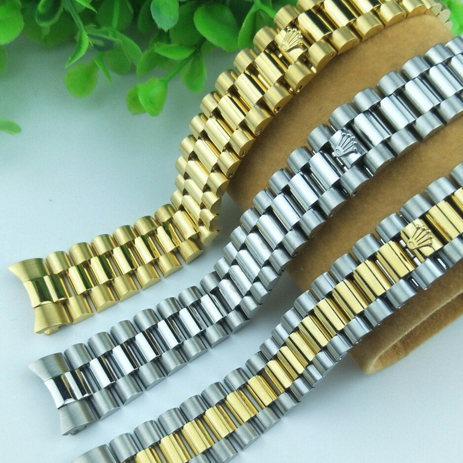 13mm/17mm/20mm Rolex Stainless Steel Strap Rolex Oyster Bracelet Band ...