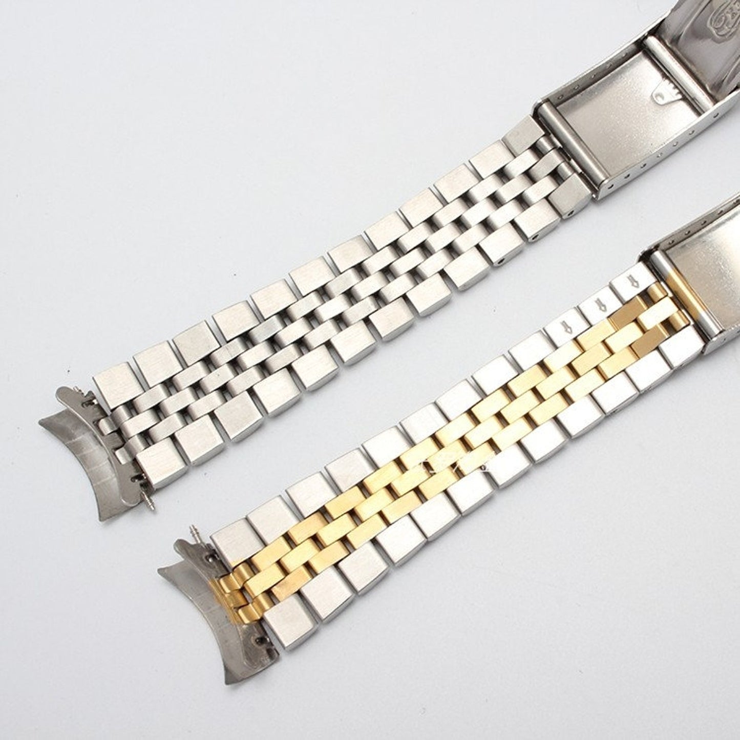 For Rolex 13mm, 17mm and 20mm Jubilee Steel Strap Bracelet Band SS Jubilee Oyster hollow end links jubilee bracelet for Rolex