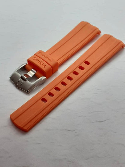 20mm Silicone Rubber watch band replacement for omega Seamaster Diver 300m