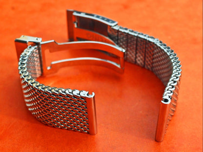 22mm 24mm Breitling HERITAGE SuperOcean Mesh 316L Stainless Steel Watch Band Bracelet For Breitling Navitimer Avenger High Quality Breitl