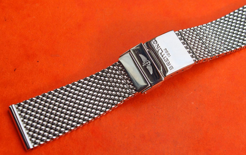 breitling mesh band