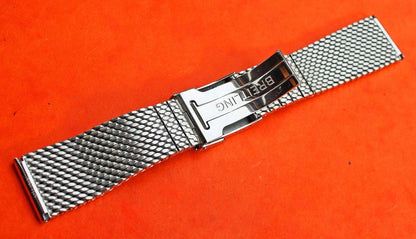 22mm 24mm Breitling HERITAGE SuperOcean Mesh 316L Stainless Steel Watch Band Bracelet For Breitling Navitimer Avenger High Quality Breitl