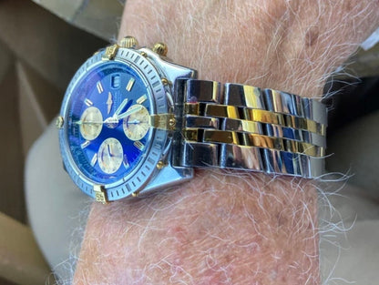 18mm/20mm/22mm/24mm Band For Breitling 316L Stainless Steel Jubilee Strap With Steel Flip Lock Deployment Buckle