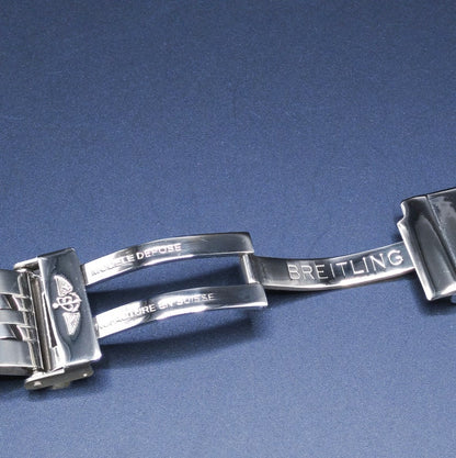 22mm 24mm 20mm Band For Breitling Chronomat Crosswind 316L Stainless Steel Jubilee Strap Bracelet With Steel Deployment Buckle