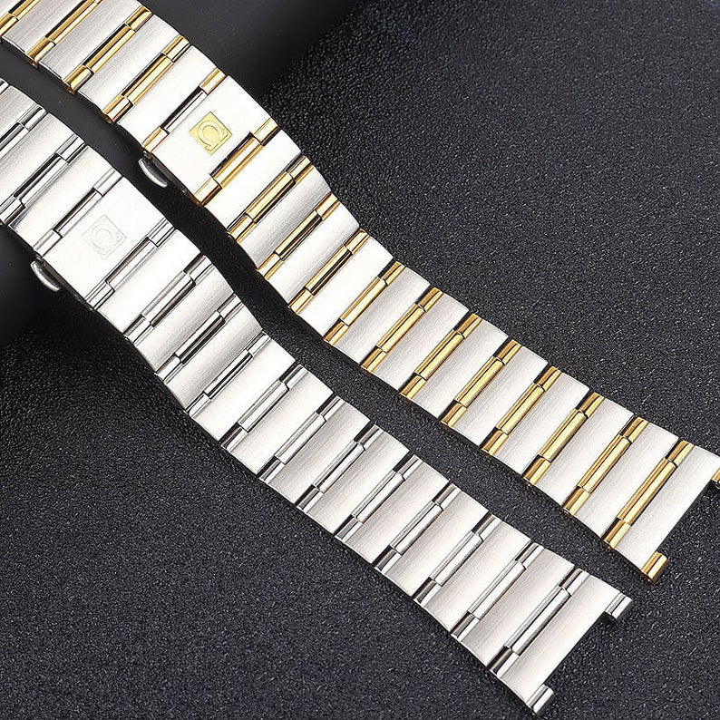 New 22mm/17mm OMEGA Stainless Steel Strap Bracelet 17mm 22mm Strap for Omega CONSTELLATION series strap Band