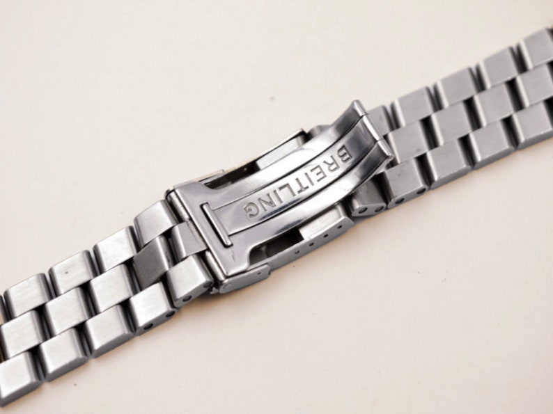 24mm Stainless Steel Breitling Bracelet Strap Band For Breitling Watch Strap With Breitl Folding Clasp/Buckle