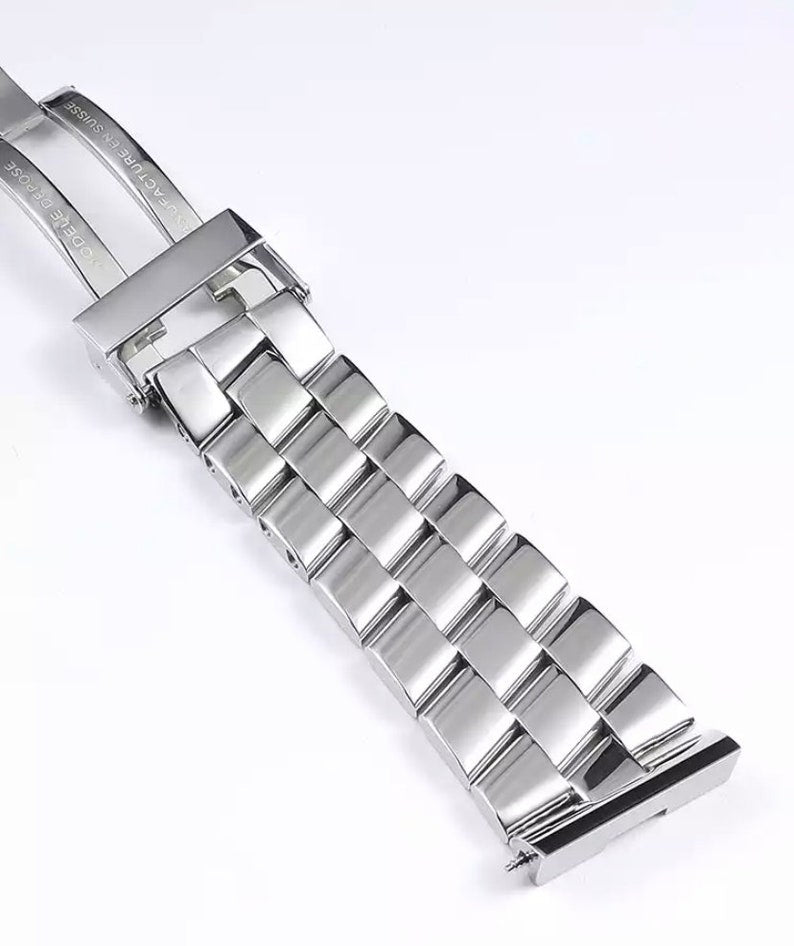 24mm Stainless Steel Breitling Bracelet Strap Band For Breitling Watch Strap With Breitl Folding Clasp/Buckle
