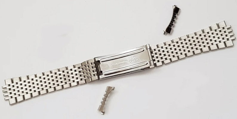 18mm,19mm,20mm Omega Jubilee Strap beads Bracelet Silver, Gold band strap stainless steel for omega watches, Seamaster Diver, Vintage & More